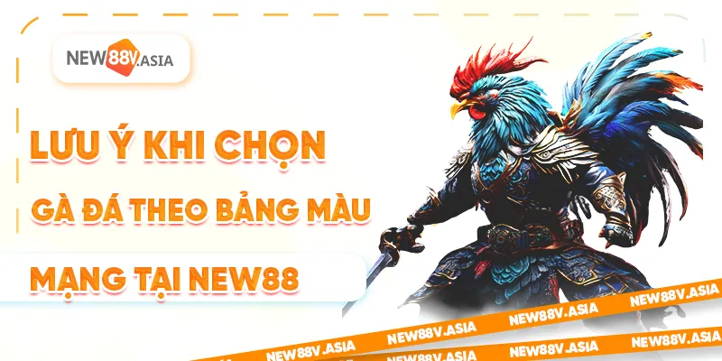 Bảng màu mạng gà đá chuẩn xác giúp chọn đá gà thắng lớn 4 Lưu ý khi chọn gà đá theo bảng màu mạng tại New88